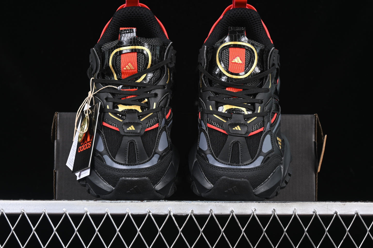 Adidas Vento Deluxe “XLG” black/Red/Yellow
