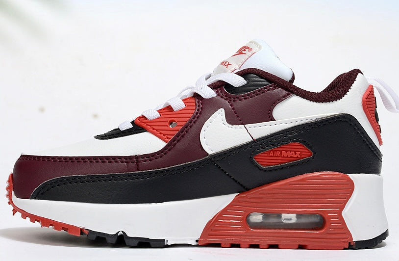 Air Max 90 “ kids” burgundy/Red/White